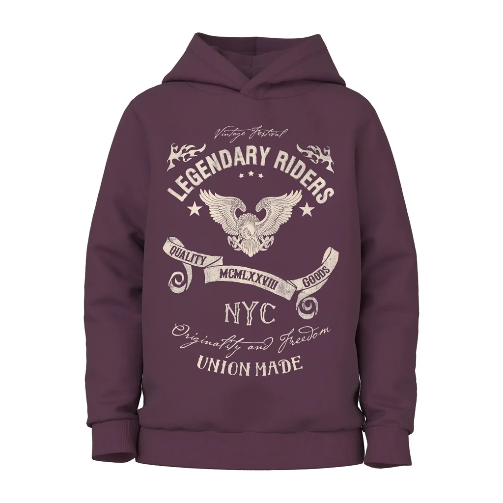 Sudadera Capucha Morada