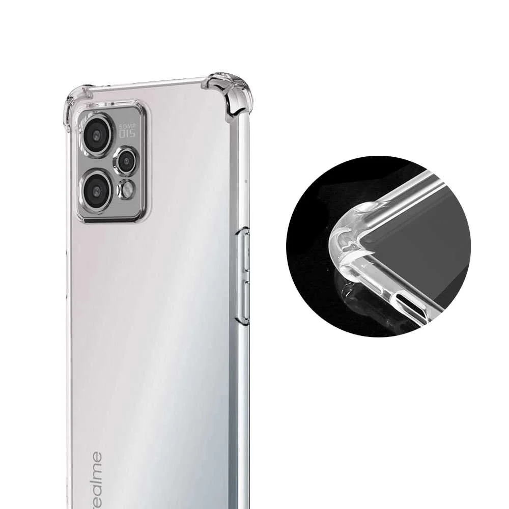 Funda de TPU para Realme 9 5G/9 Pro 5G, Carcasa Flexible con Esquinas Reforzadas Antigolpes, Protección en Cámaras, Silicona Transparente - Imagen 8