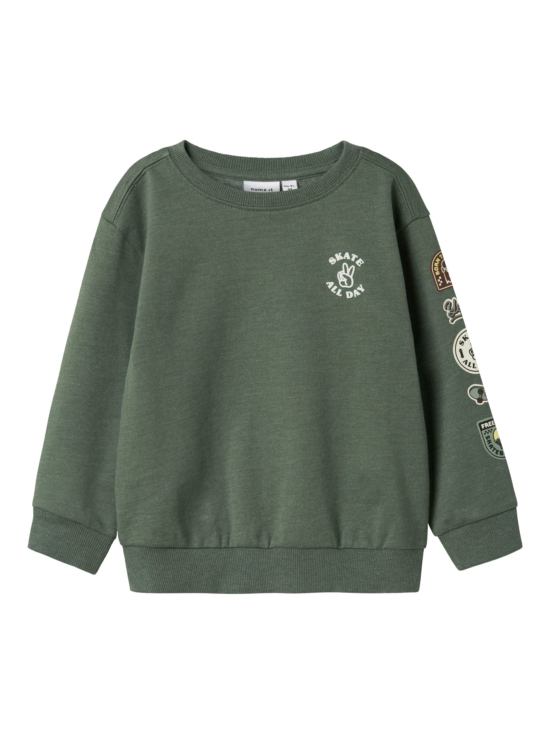 Sudadera Skate Verde Mini