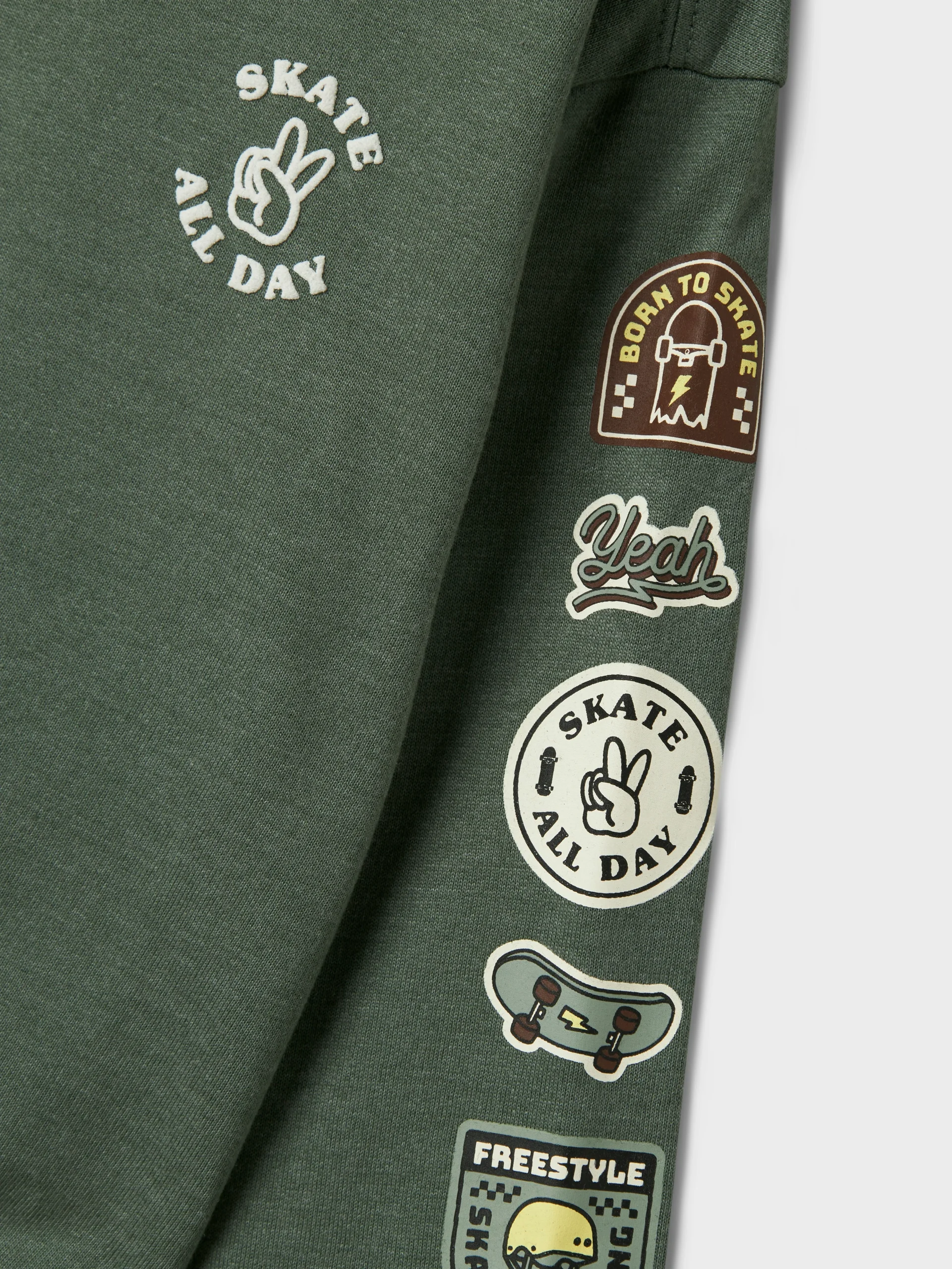 Sudadera Skate Verde Mini - Imagen 3
