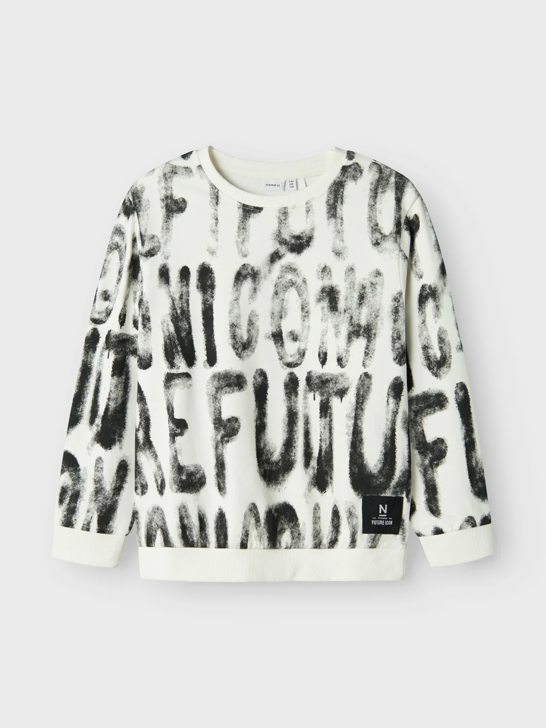 Sudadera Letras Kid Blanca
