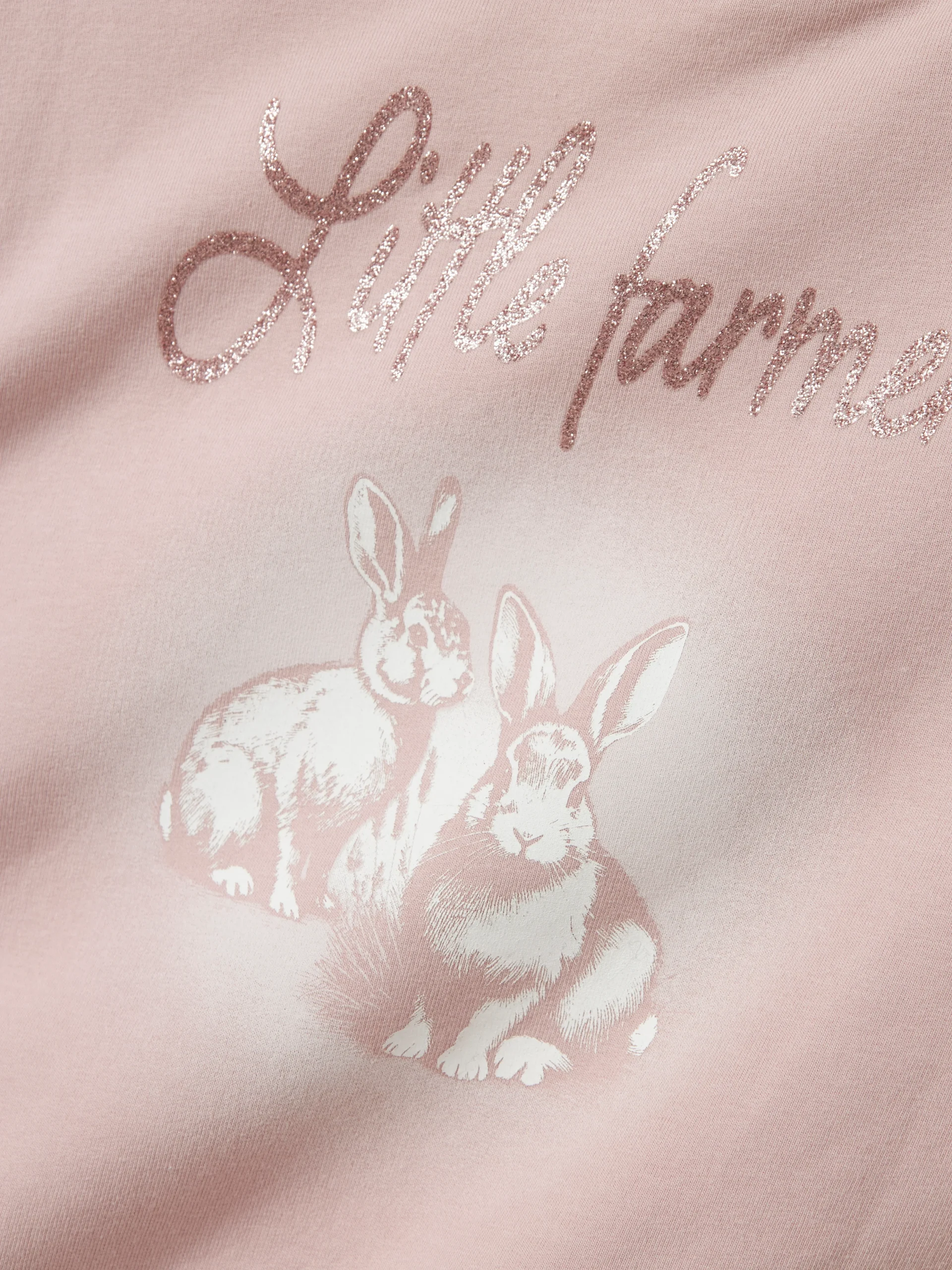 Sudadera Conejitos Rosa Mini - Imagen 5